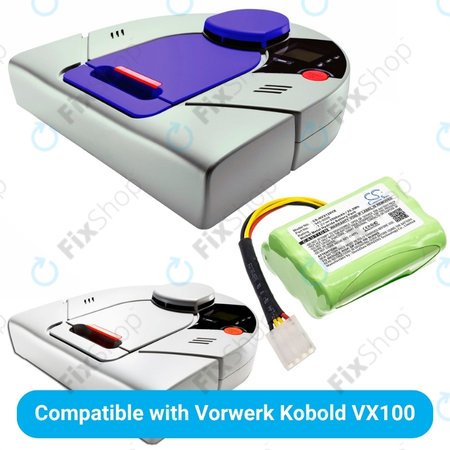 Vorwerk Kobold VX100 - Batéria 945-0006 Ni-MH 7.2V 3500mAh HQ