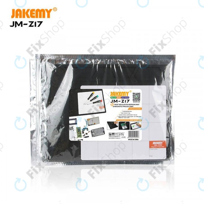 Jakemy JM-Z17 - ESD hitzebeständiges Silikonpad - 36 x 26cm + magnetisches Pad