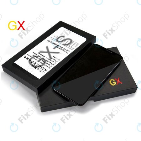 Apple iPhone X - LCD Display + Touchscreen Front Glas + Rahmen Hard OLED FixPremium