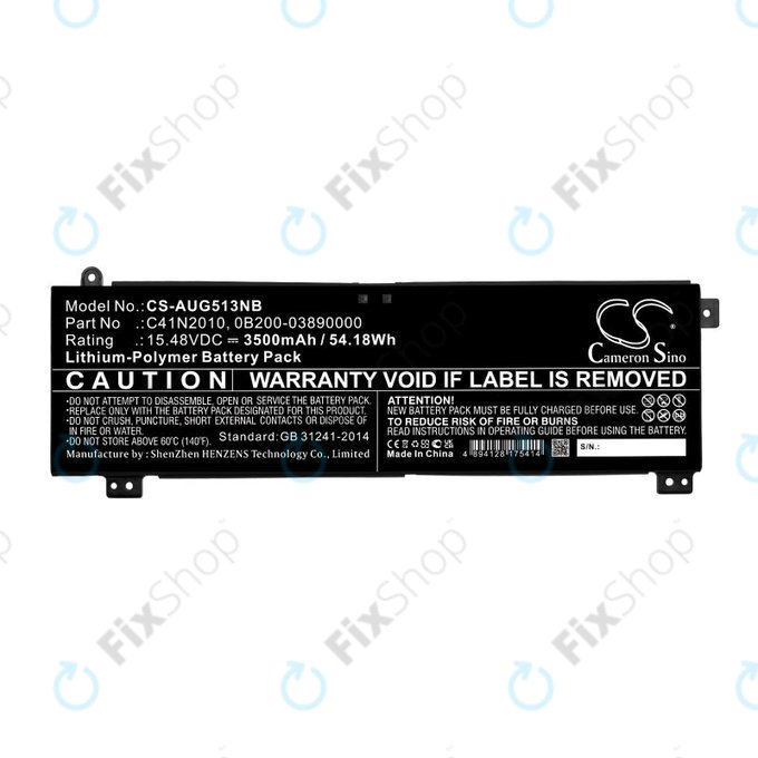 Akku batterie für Asus ROG Strix G15, G17, 3500mAh, Li-Pol, 15.48V, C41N2010, HQ