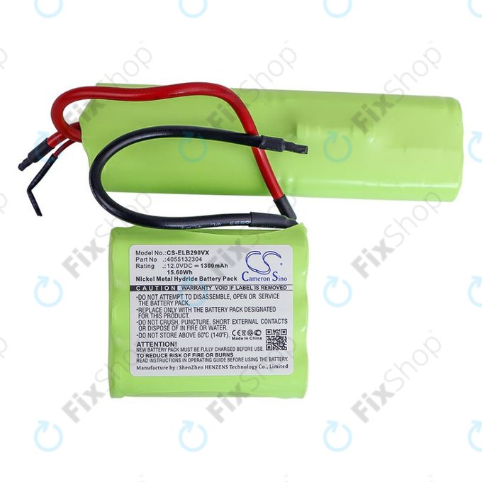 Akku batterie für AEG, Electrolux, 1300mAh, Ni-MH, 12V, 4055132304, HQ