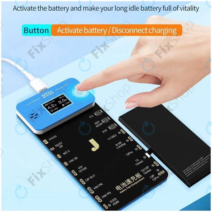 JC BT01 - Akku-Schnellladeplatine (iPhone 6 - 13 Pro Max)