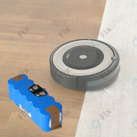 iRobot Roomba 500, 600, 700, 800, 900-series, R3, Scooba 450, Vileda 137173 - Akku Batterie 11702, GD-Roomba-500, VAC-500NMH-33 Ni-MH 14.4V 4000mAh