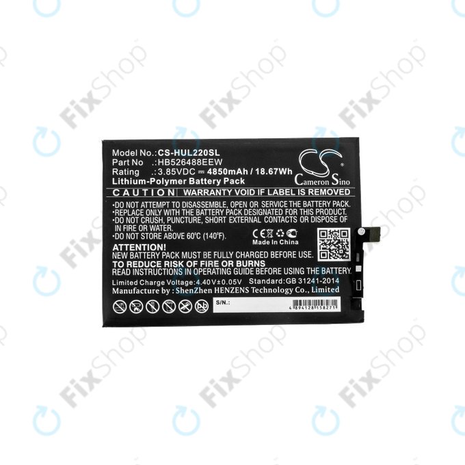 Huawei Honor 10X Lite - Akku Batterie HB526488EEW 4850mAh HQ