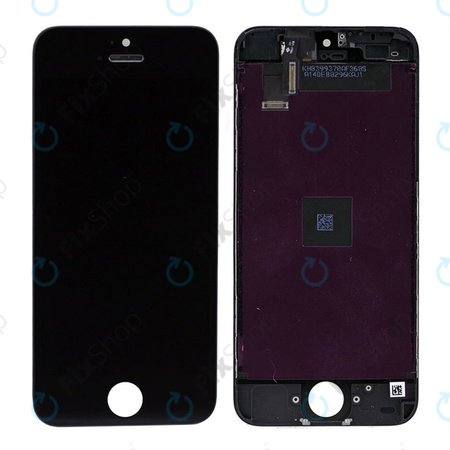 Apple iPhone 5C - LCD Display + Touchscreen Front Glas + Rahmen (Black) TFT
