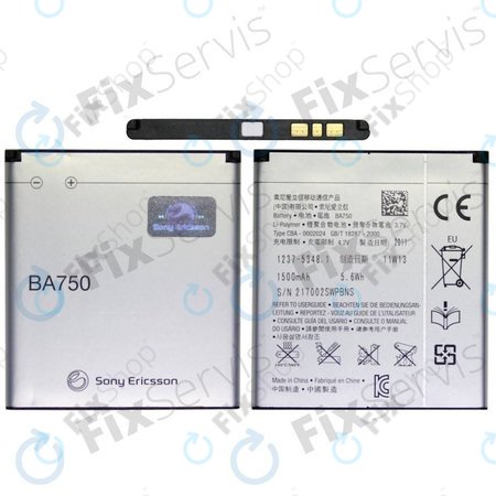 Sony Xperia Neo, Pro - Akku Batterie - BA700 1500mAh