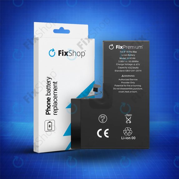 Akku Batterie für iPhone 14 Pro Max, 4323mAh, A2830, FixPremium
