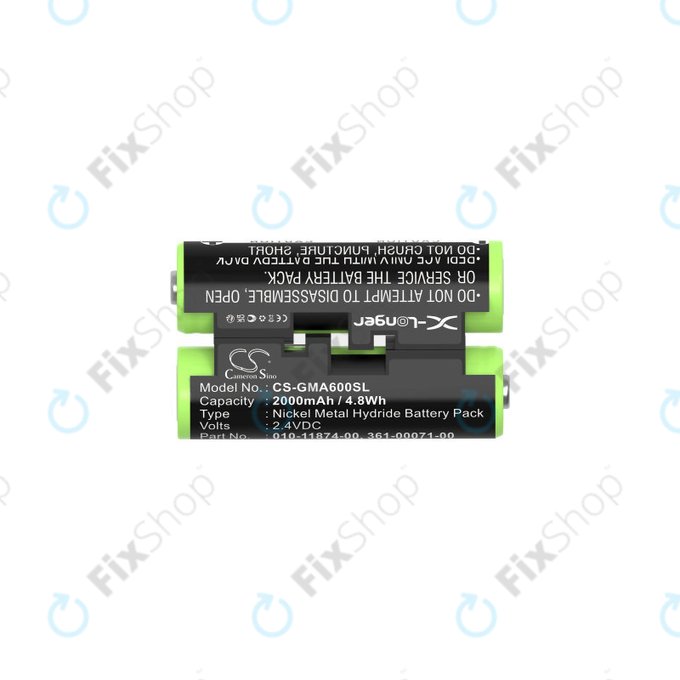 Batterie für Garmin Oregon 600, 650, Astro 320, 430 Striker 4, 2000mAh, Ni-MH, 2.4V, 010-11874-00, HQ