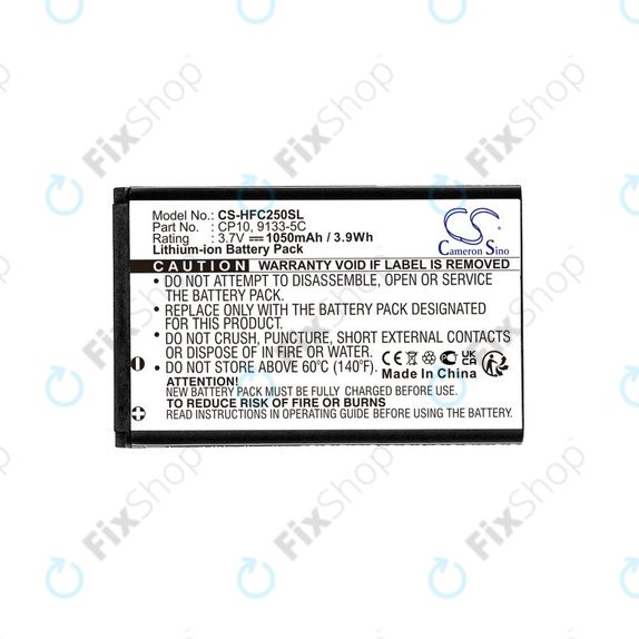 Akku batterie für Amplicomms Powertel M4000, Auro Comfort 1010, 1050mAh, Li-Ion, 3.7V, MM460BB, CP10, HQ