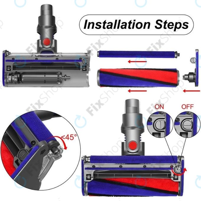 Dyson V-series, Outsize - Bodendüse