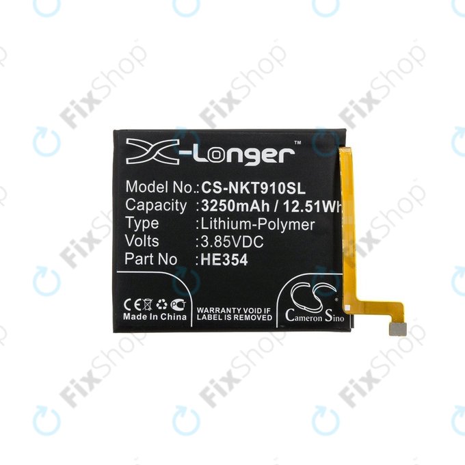 Nokia 9 PureView - Akku Batterie HE354 3250mAh HQ
