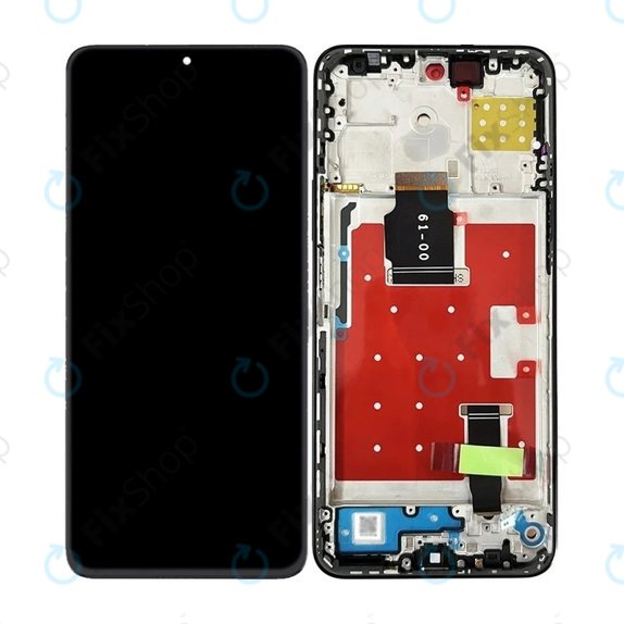Honor X8a CRT-LX1 CRT-LX2 CRT-LX3 - LCD Display + Touchscreen Front Glas + Rahmen (Midnight Black) TFT