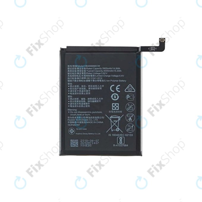 Huawei Y9 (2018), Y7 (2019) - Akku Batterie HB406689ECW 4000mAh