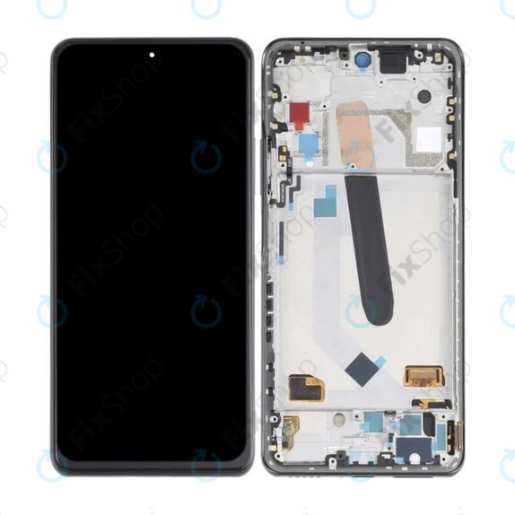 Xiaomi Poco F3 - LCD Display + Touchscreen Front Glas + Rahmen (Night Black) OLED