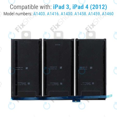 Apple iPad 3, iPad 4 - Akku Batterie 11560mAh