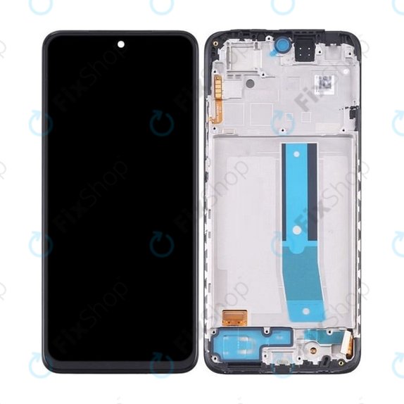 Xiaomi Redmi Note 11S 2201117SG 2201117SI - LCD Display + Touchscreen Front Glas + Rahmen (Black) OLED