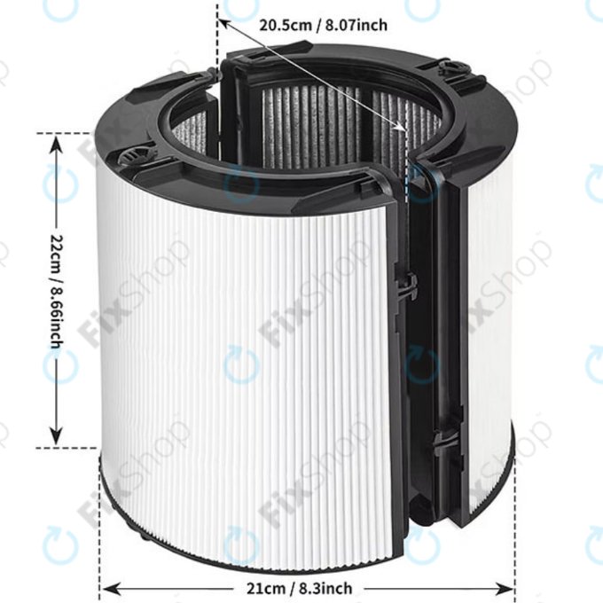 Dyson Purifier-series, Purifier humidifier-series - HEPA-Filter (Aktivkohle)