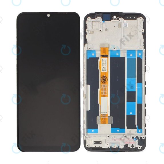 Vivo Y35 5G V2230A - LCD Display + Touchscreen Front Glas + Rahmen (Black) TFT