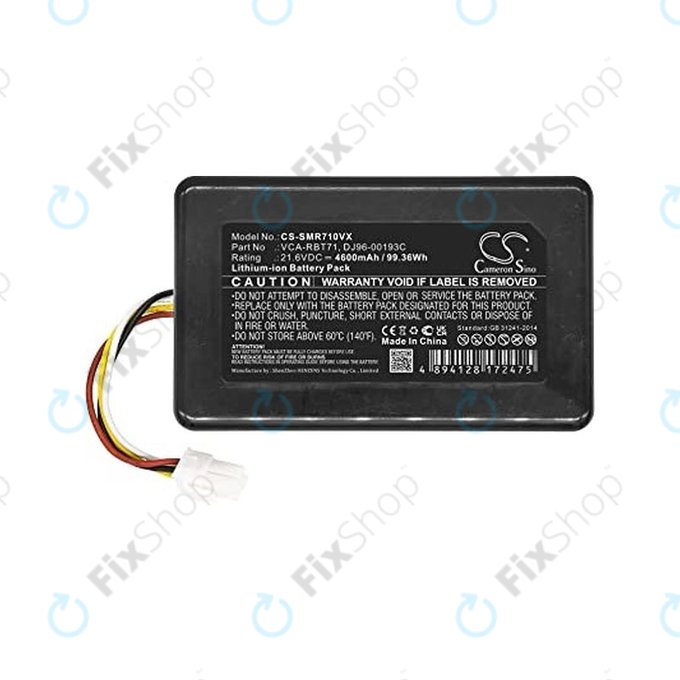 Samsung PowerBot R7040 - Akku Batterie VCA-RBT71, DJ96-00193C, DJ96-00202A Li-Ion 21.6V 4600mAh HQ