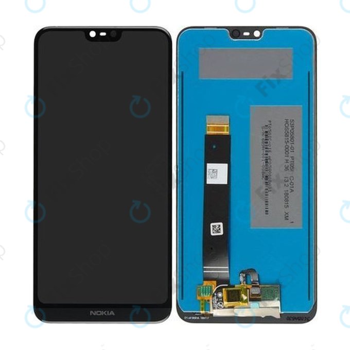 Nokia 7.1 - LCD Display + Touchscreen Front Glas TFT