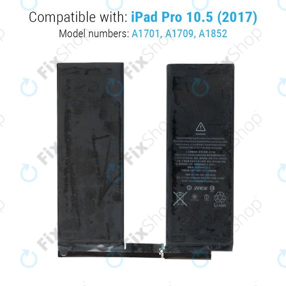 Akku Batterie für iPad Pro 10.5" (2017), 8134mAh