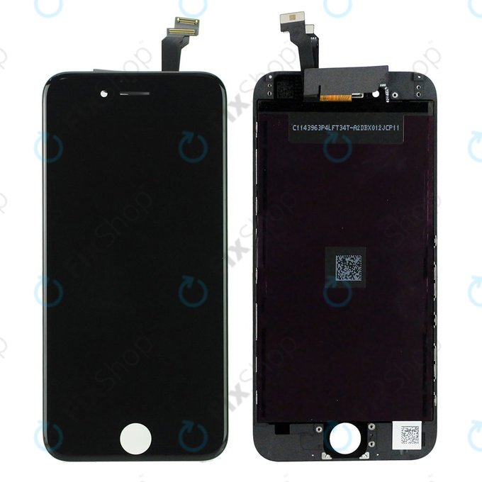 Apple iPhone 6 - LCD Display + Touchscreen Front Glas + Rahmen (Black) TFT