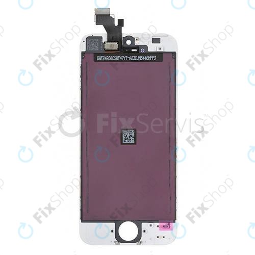 Apple iPhone 5 - LCD Display + Touchscreen Front Glas + Rahmen (White) TFT
