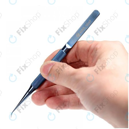 2UUL BlueT Curved Head - Pinzette aus Titanlegierung für präzisen Drahtsprung (0.1mm)