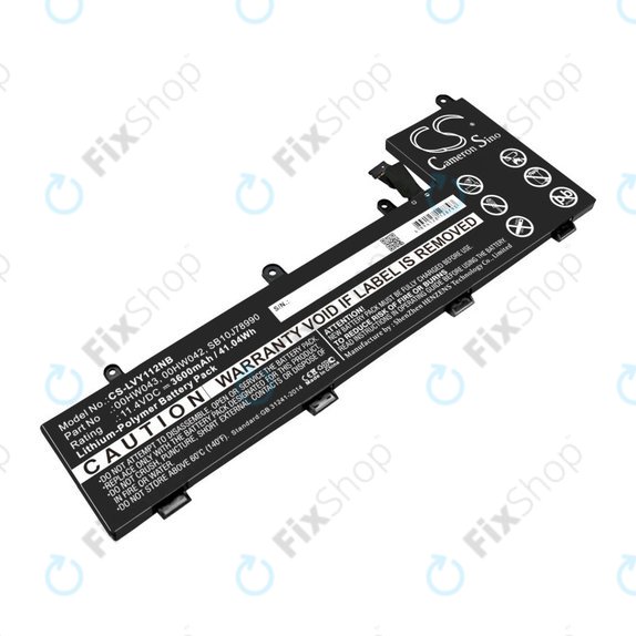 Batterie für Lenovo Yoga 11e, ThinkPad Yoga 11e ChromeBook 20, 3600mAh, Li-Pol, 11.4V, 00HW043, HQ