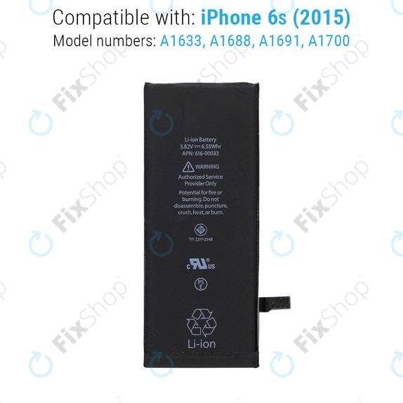 Akku Batterie für iPhone 6S, 1715mAh