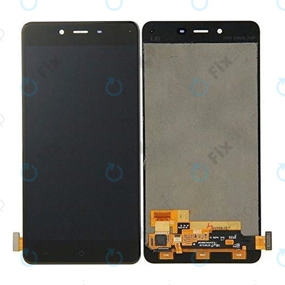 OnePlus X - LCD Display + Touchscreen Front Glas (Black) TFT