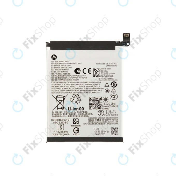 Akku Batterie für Motorola Moto G86 5G, RA52, Li-Ion, SB18E51770, Genuine Service Pack