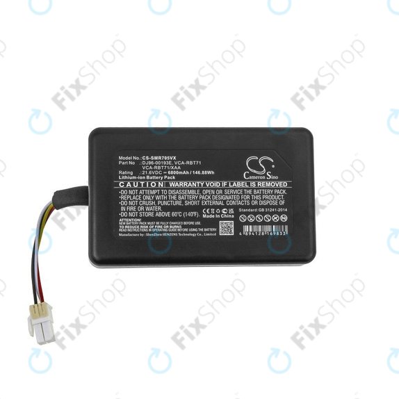Samsung PowerBot R7040 - Akku Batterie DJ96-00193E, VCA-RBT71 Li-Ion 21.6V 4583mAh HQ