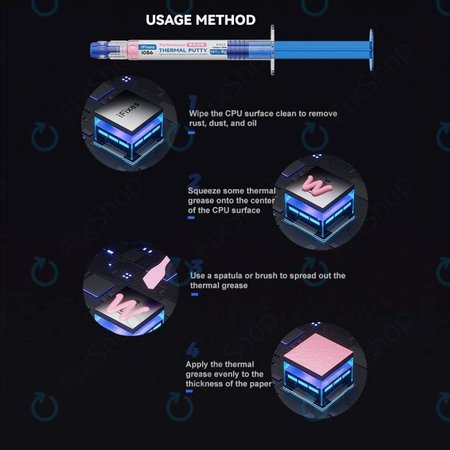 iFixes i086 Pink Performance Thermal Compound - Wärmeleitpaste für Telefon/Tablet, 8g