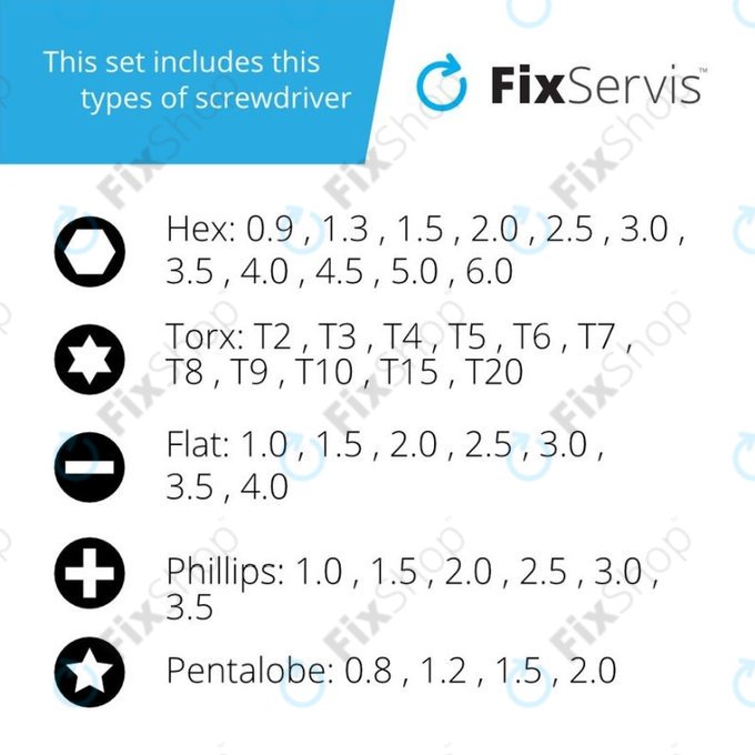 Jakemy JM-8163 - Multifunktionaler Schraubendreher-Satz 62in1
