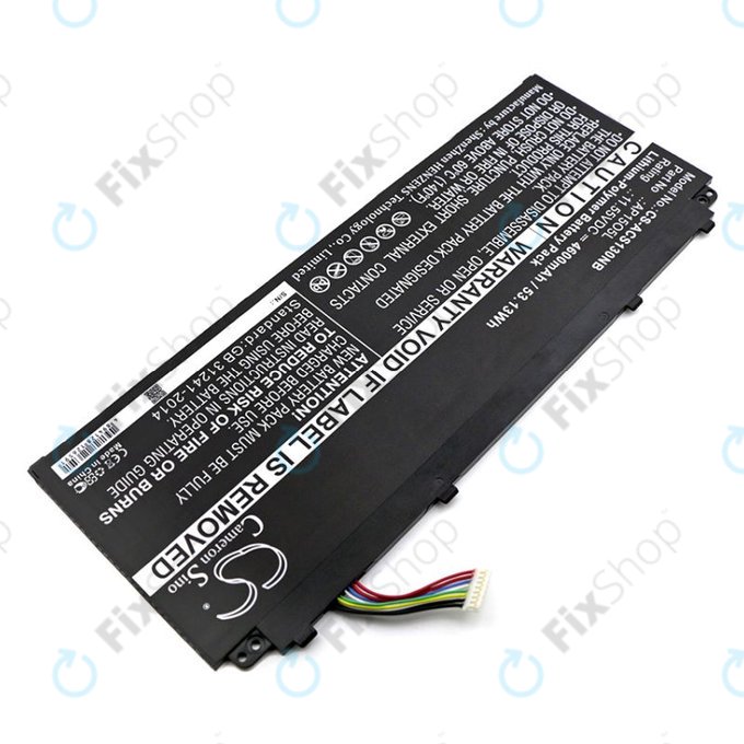 Akku batterie für Acer Aspire S13, Chromebook R13, 4600mAh, Li-Pol, 11.55V, AP15O3K, HQ