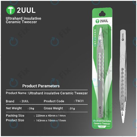 Präzisionspinzette, keramikisoliert, 2UUL TW31