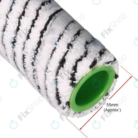 Kärcher FC 3, FC 5, FC 7 - Walzen-Set für Steinoberflächen (Schwarz)