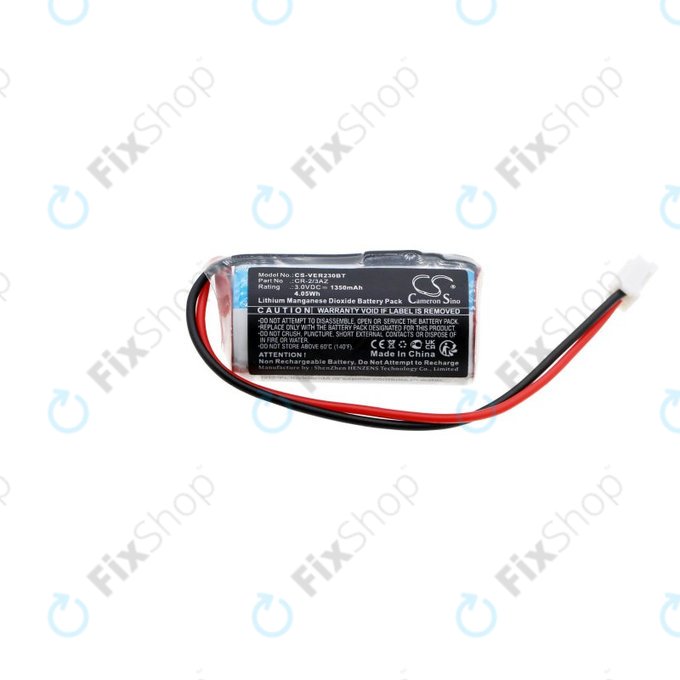 Batterie für Verisure, 1350mAh, Li-MnO2, 3V, CR-2/3AZ, HQ