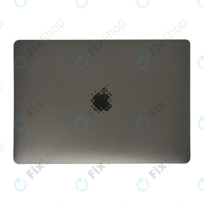 Apple MacBook Air 13" A1932 (2019) - LCD Display + Frontglas + Abdeckung (Space Gray) Original Refurbished
