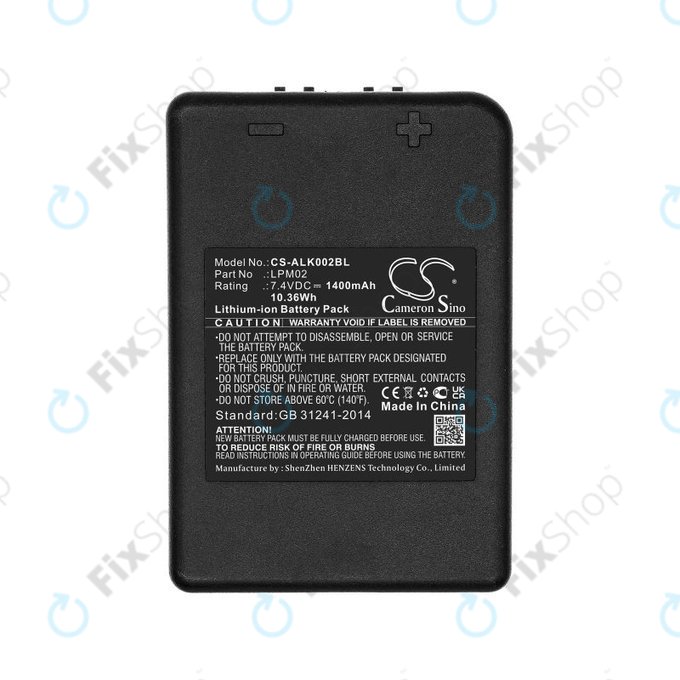 Akku batterie für Autec Funkfernsteuerung Air, Modular AJM, 1400mAh, Li-Ion, 7.4V, LPM02, HQ