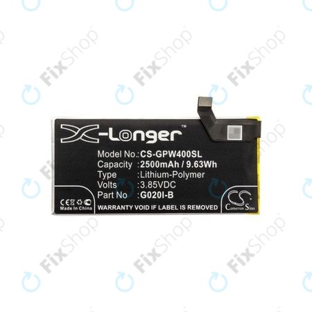 Google Pixel 4 - Akku Batterie G020I-B 2500mAh HQ