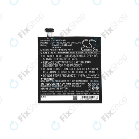 Asus ZenPad 8.0 Z380C (P022) - Akku Batterie C11P1505, 0B200-01660200 3900mAh HQ
