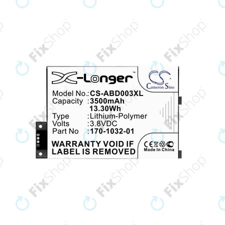 Amazon Kindle 3, 3 Wi-fi, 3G, Graphite - Akku Batterie 170-1032-01, S11GTSF01A 3500mAh HQ