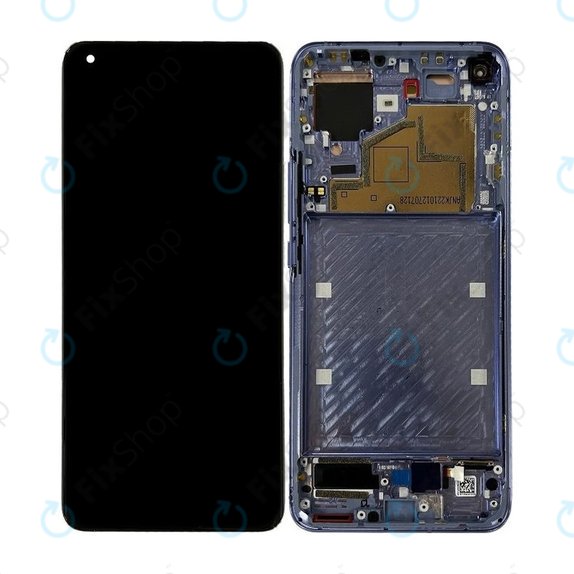Xiaomi Mi 11 M2011K2G - LCD Display + Touchscreen Front Glas + Rahmen (Violet) OLED