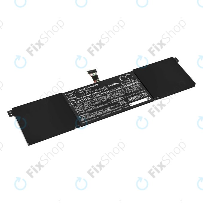 Akku batterie für Xiaomi Mi Pro 15.6 i3, i5, i6, 7800mAh, Li-Pol, 7.6V, R15B01W, HQ