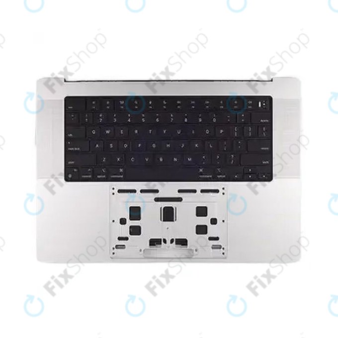Oberer Tastaturrahmen für MacBook Pro 16", A3403 (2024), mit US-Tastatur und Akku, Silver, 661-42824, Genuine Apple