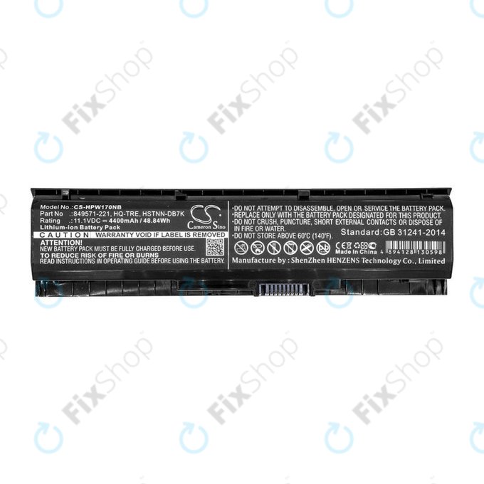 Batterie für HP 17, Omen 17, Pavilion 17, 4400mAh, Li-Ion, 11.1V, 849571-221, HQ