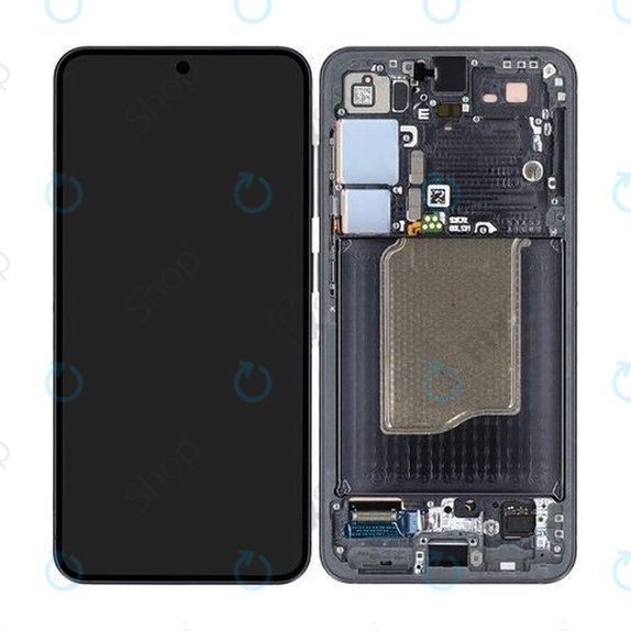 Samsung Galaxy S25 - LCD Display + Touchscreen Front Glas + Rahmen (Blueblack) OLED