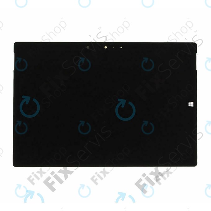 Microsoft Surface 3 - LCD Display + Touchscreen Front Glas (Black) TFT